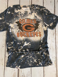 Gilmer Buckeyes rock band style tee shirt-Rust and Romance