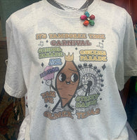 Retro Yamboree Brick Street Yam Tee-Rust and Romance