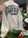 Coffee Weather Sweatshirt-Rust and Romance