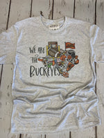 We are the Buckeyes - Gilmer Buckeyes tee shirt-Rust and Romance