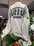 Coffee Weather Sweatshirt-Rust and Romance