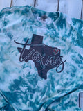 Turquoise Texas Bleached Tees